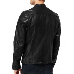 Best Mens Genuine Lambskin Black Short Leather Jacket