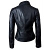 Cool Womens Black Leather Biker Style Jacket
