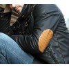 Custom Made Designer Slim Fit Black Leather Jacket for Men