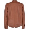Mens Finely Crafted Real Sheepskin Brown Leather Shirt
