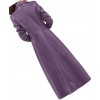 Womens Marvellous Design Genuine Sheepskin Purple Long Leather Trench Coat