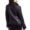 Womens Soft Genuine Lambskin Black Leather Blazer Jacket