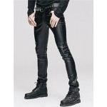 Bold and Timeless: Men's Black Leather Jeans That Never Go Out of Fashion