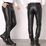 Men's Skin Tight Leather Pants for the Confident Gent!