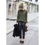 How to Style Leather Pants in Winters?