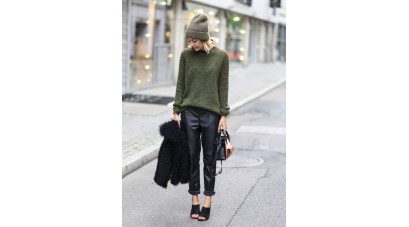 How to Style Leather Pants in Winters?