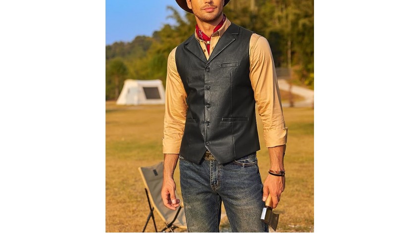 How to Style Leather Vests for Men? : From Casual to Formal Looks