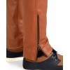 Mens Classic Genuine Soft Pure Tan Leather Cargo Pants