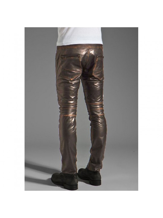 Rogue Leather Pants in Dark Brown for Men