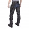 Stylish Fashion Braided Motorcycle Leather Chaps for Men