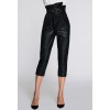 Tailored Fit High Waisted Pure Lambskin Leather Pant for Women