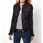 Best Womens Genuine Black Leather Jacket