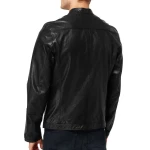 Best Mens Genuine Lambskin Black Short Leather Jacket