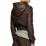 Edfu  Brown Leather Jacket