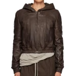 Edfu  Brown Leather Jacket