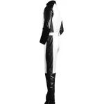 Front Zipper Overall Bodysuit Jumpsuit Black