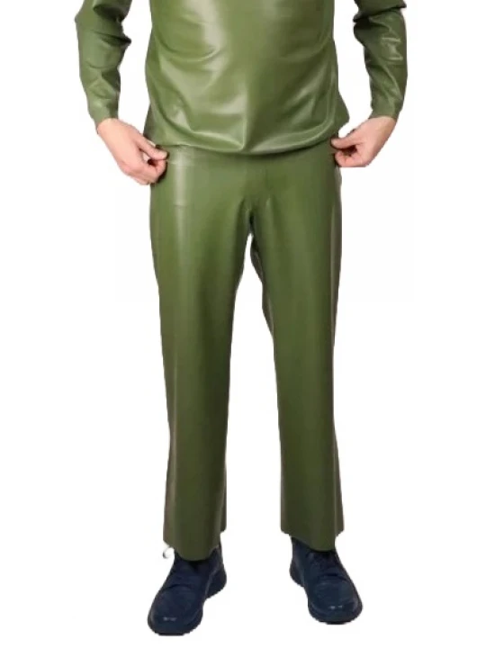 Green Leather Trouser