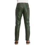 Green Leather Trousers
