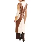Patchwork Trench Belted Coat