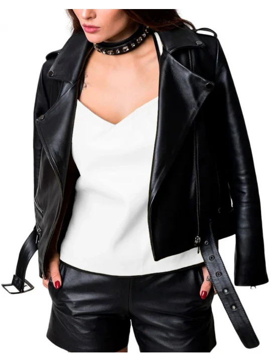 Adjustable Strap White Leather Top