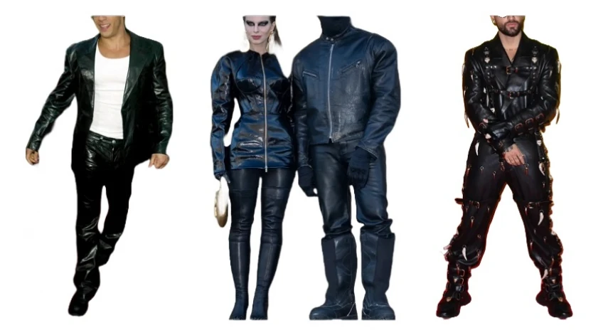 Legends of Fashion: Celebrity Style Influencers Wearing Leather Pants