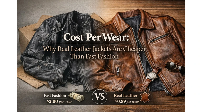 Cost Per Wear: Why Real Leather Jackets Are Cheaper Than Fast Fashion