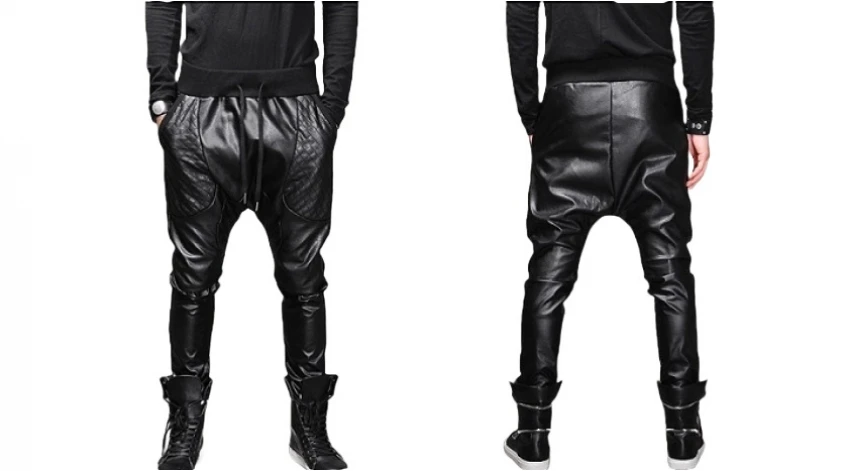 Superb Leather Harem Pants for Men - Stay Stylish & Unique!