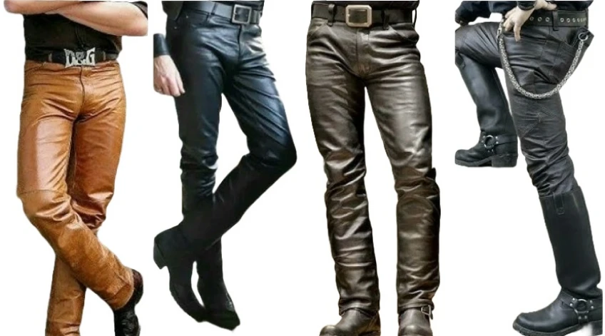Cruising the Trends: Men's Leather Pants Fashion