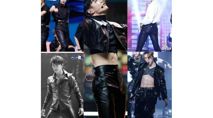 From Elvis to Rock Legends: Men's Leather Pants in Pop Culture