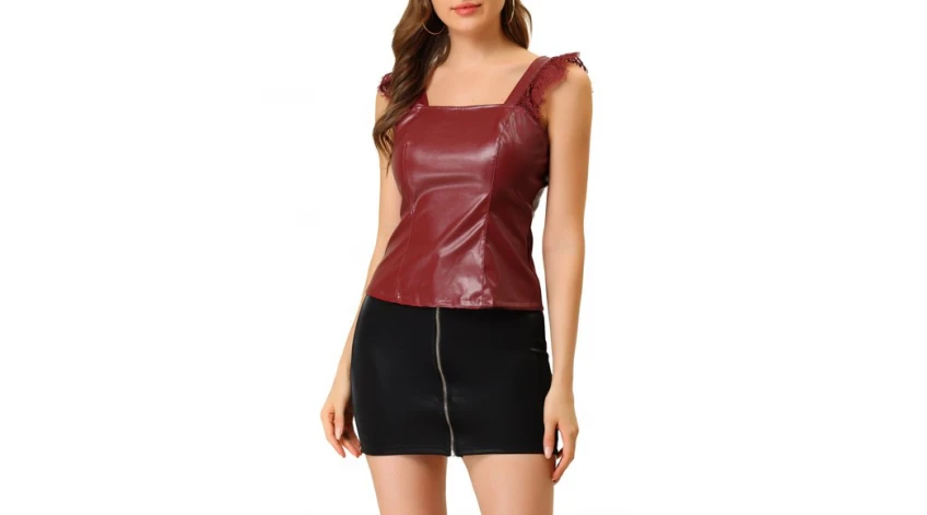 How to Wear Leather Tank Tops?