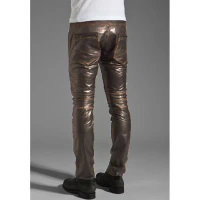 Rogue Leather Pants in Dark Brown for Men