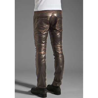 Rogue Leather Pants in Dark Brown for Men