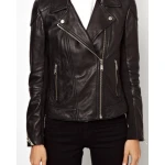 Best Fitted Black Women Leather Jacket