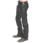 Mens Custom Made Junker Designs Black Leather Pants
