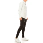 Mens Fashion Wear Real Sheepskin White Leather Shirt