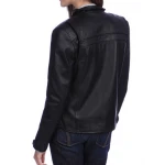 Womens Fabulous Look Real Goatskin Black Leather Jacket
