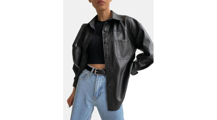 How to Style a Leather Overshirt?