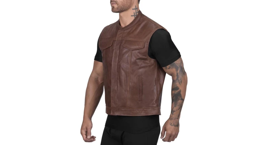 How to Wear a Leather Motorcycle Vest?