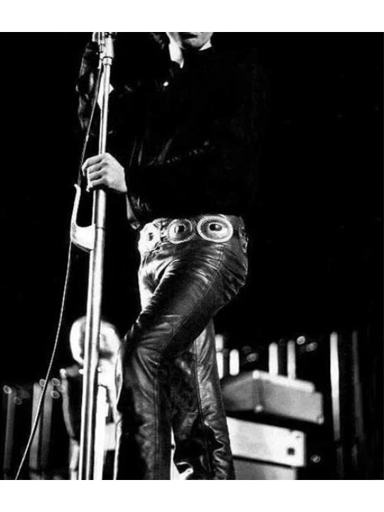 Jim Morrison Custom Made Genuine Soft Brown Leather Pants