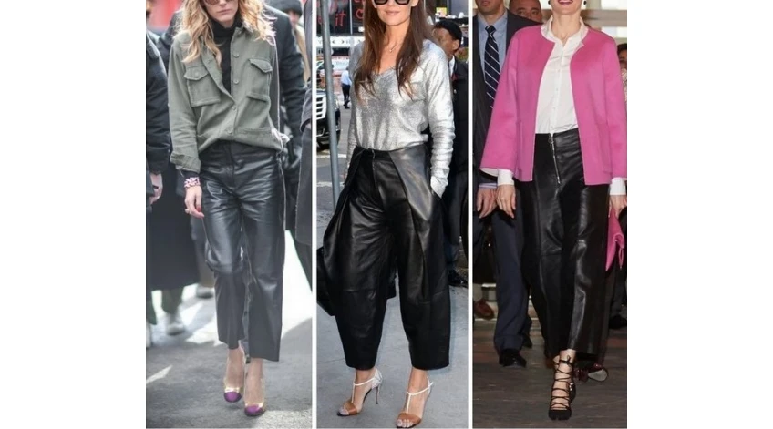 Leather Capri Pants Outfit Ideas