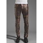 Rogue Leather Pants in Dark Brown for Men