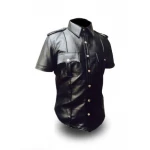 Mens Very Hot Genuine Leather Shirt