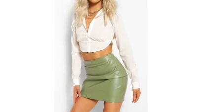 Short Leather Skirt Outfit Ideas