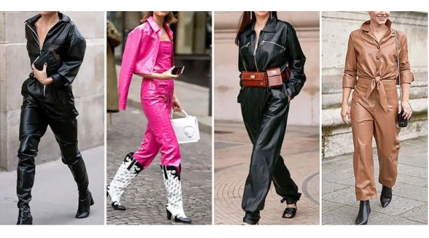 What do you wear with a Leather Jumpsuit?