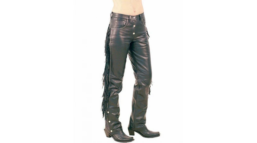 Sway with Style: Fringe Leather Pants Unveiled