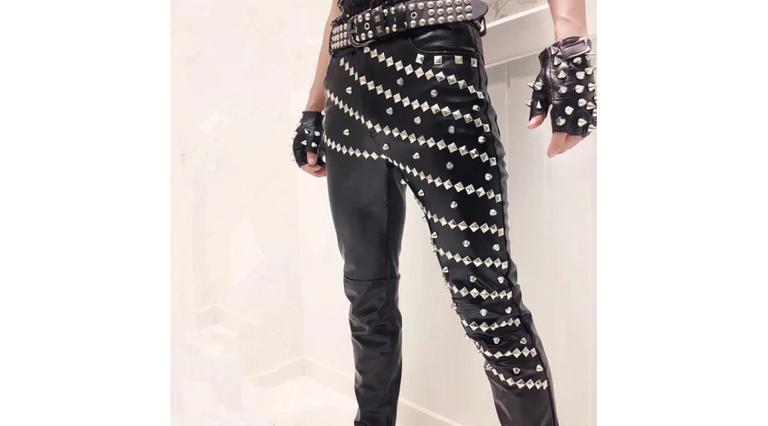 Men's Embellished Leather Bottoms: Where Style Meets Luxury